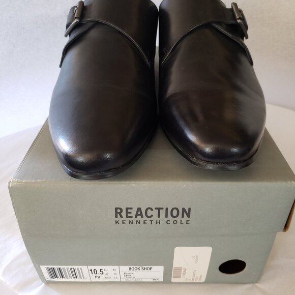 Kenneth Cole Reaction, NWT, Monk Strap, Black 10.5 Men's Shoe - Picture 2 of 6